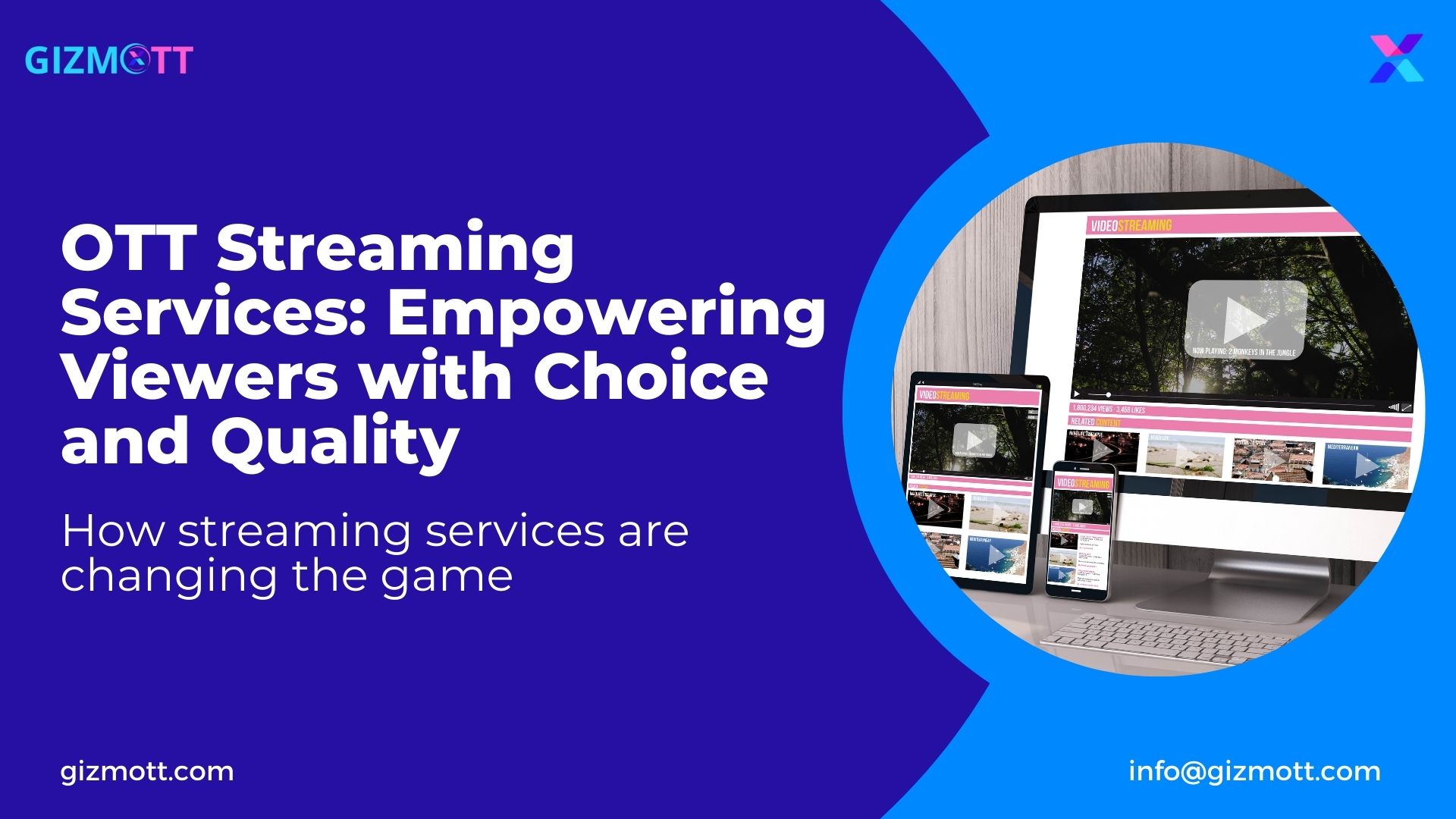 OTT Streaming Services: Empowering Viewers with Choice and Quality