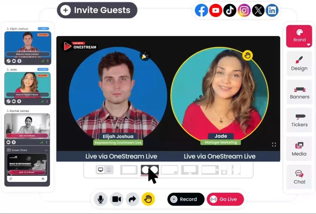 OneStream Live OTT platform