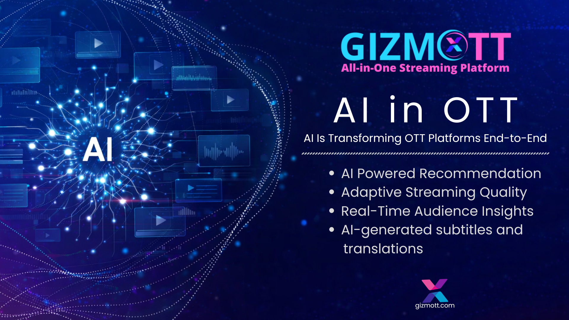 Beyond Recommendations: How AI Is Transforming OTT Platforms End-to-End