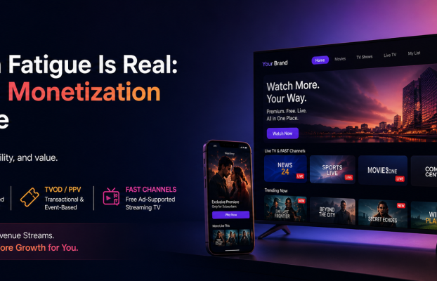 Subscription Fatigue Is Real: Why Hybrid Monetization Is the Future of OTT Platforms