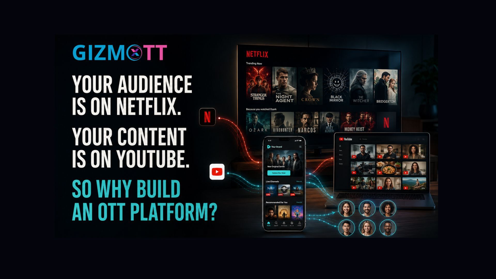 Your Audience Is on Netflix. Your Content Is on YouTube. So Why Build an OTT Platform?